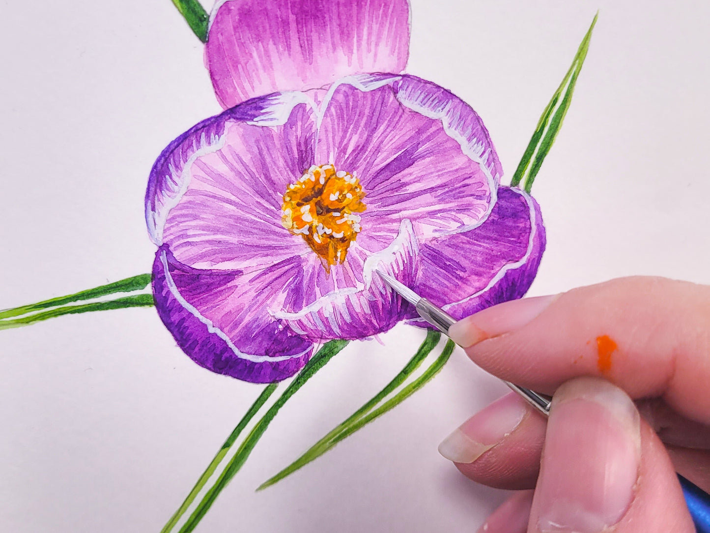 Crocus Original 'Mini' Painting
