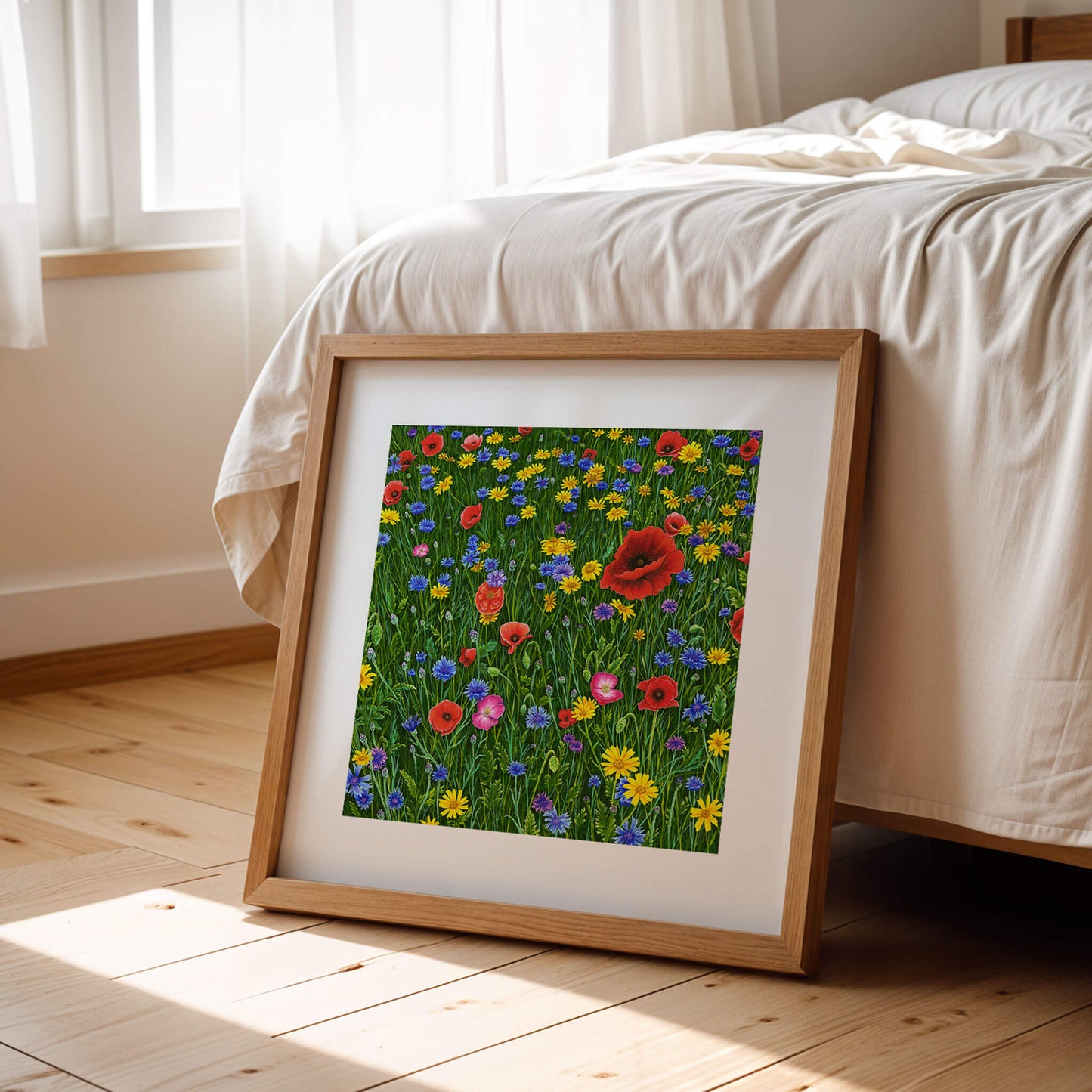 Among Wildflowers Print