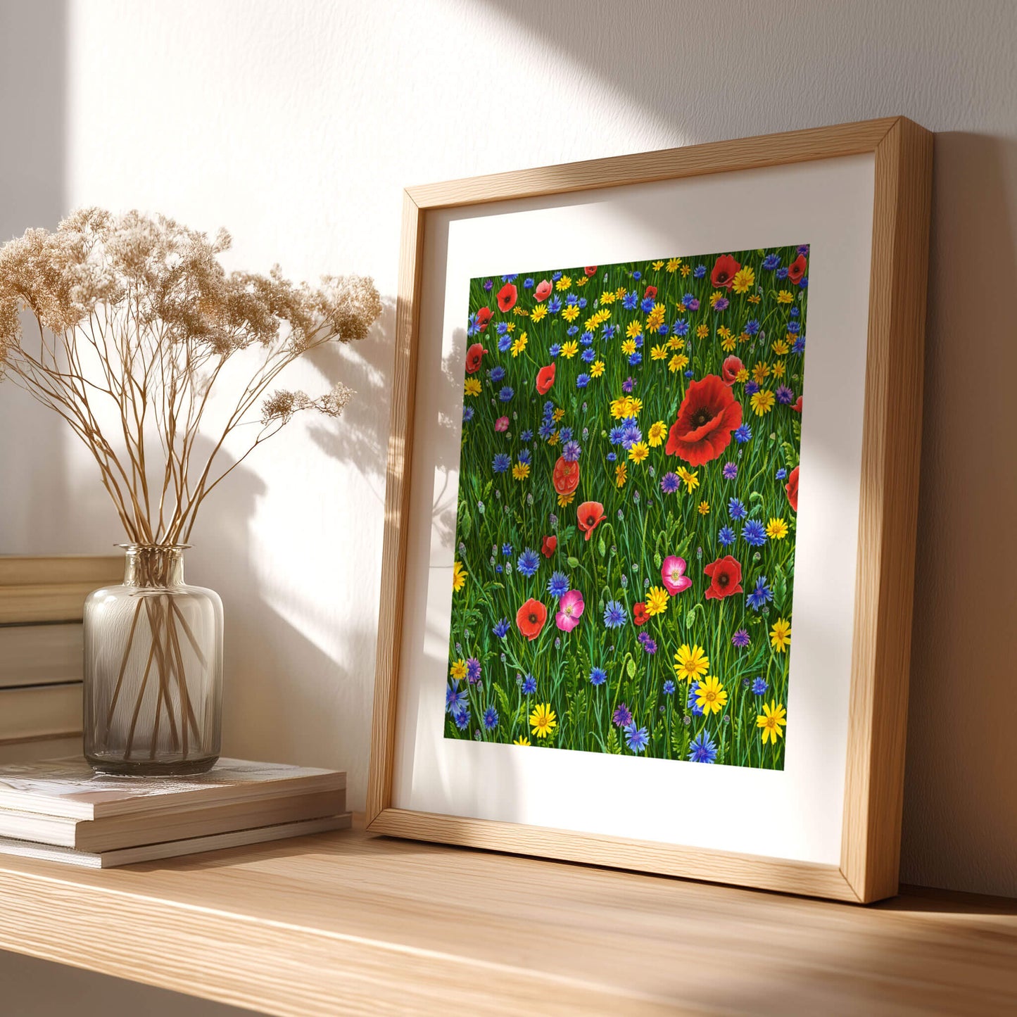Among Wildflowers Print
