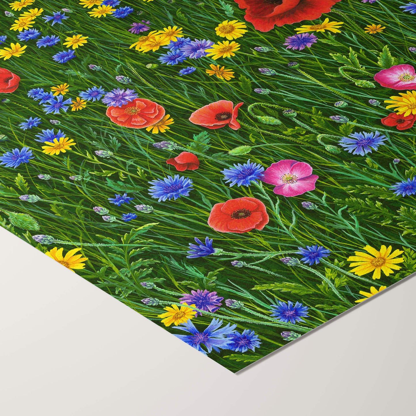 Among Wildflowers Print