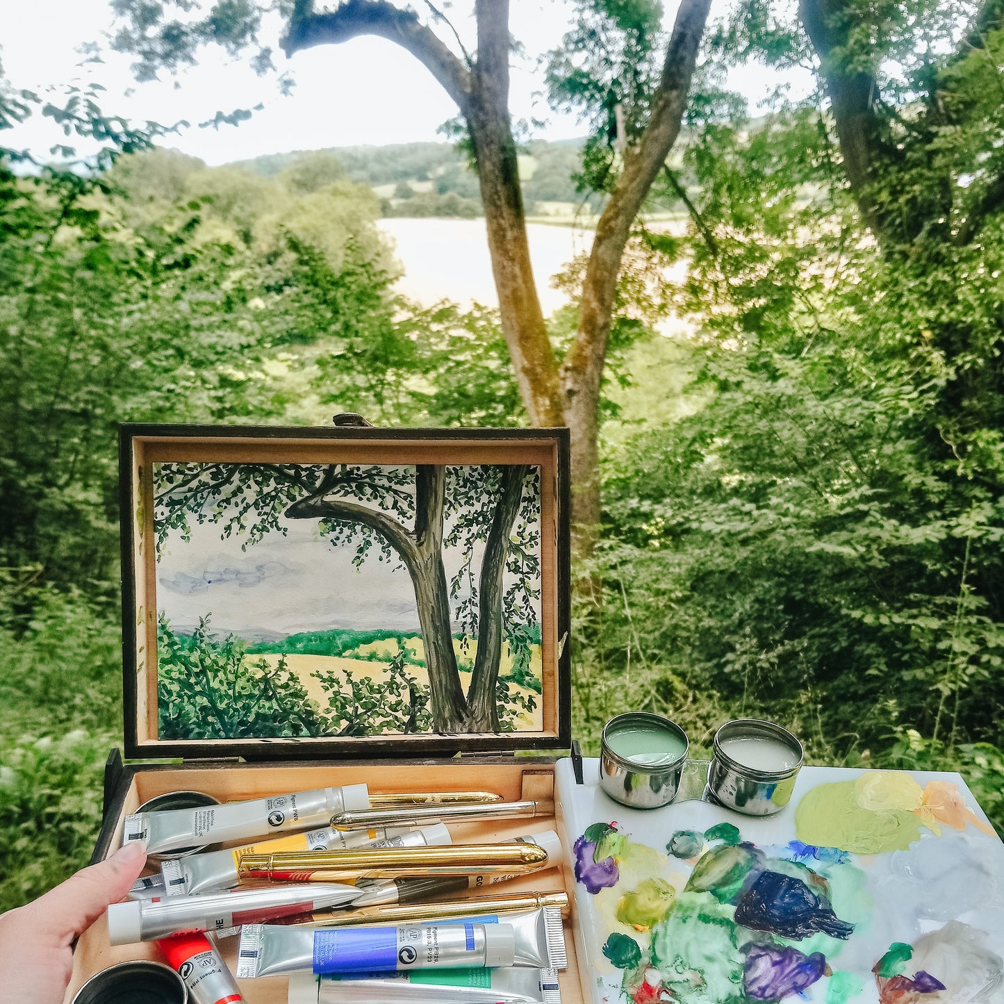 View From The Fort Original Painting