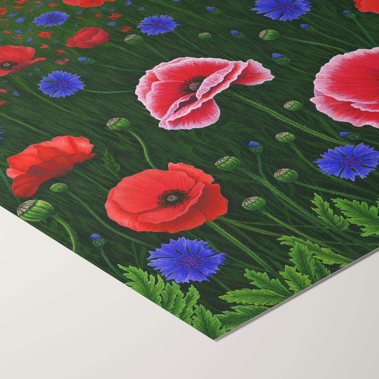 Flowers Of The Field Print