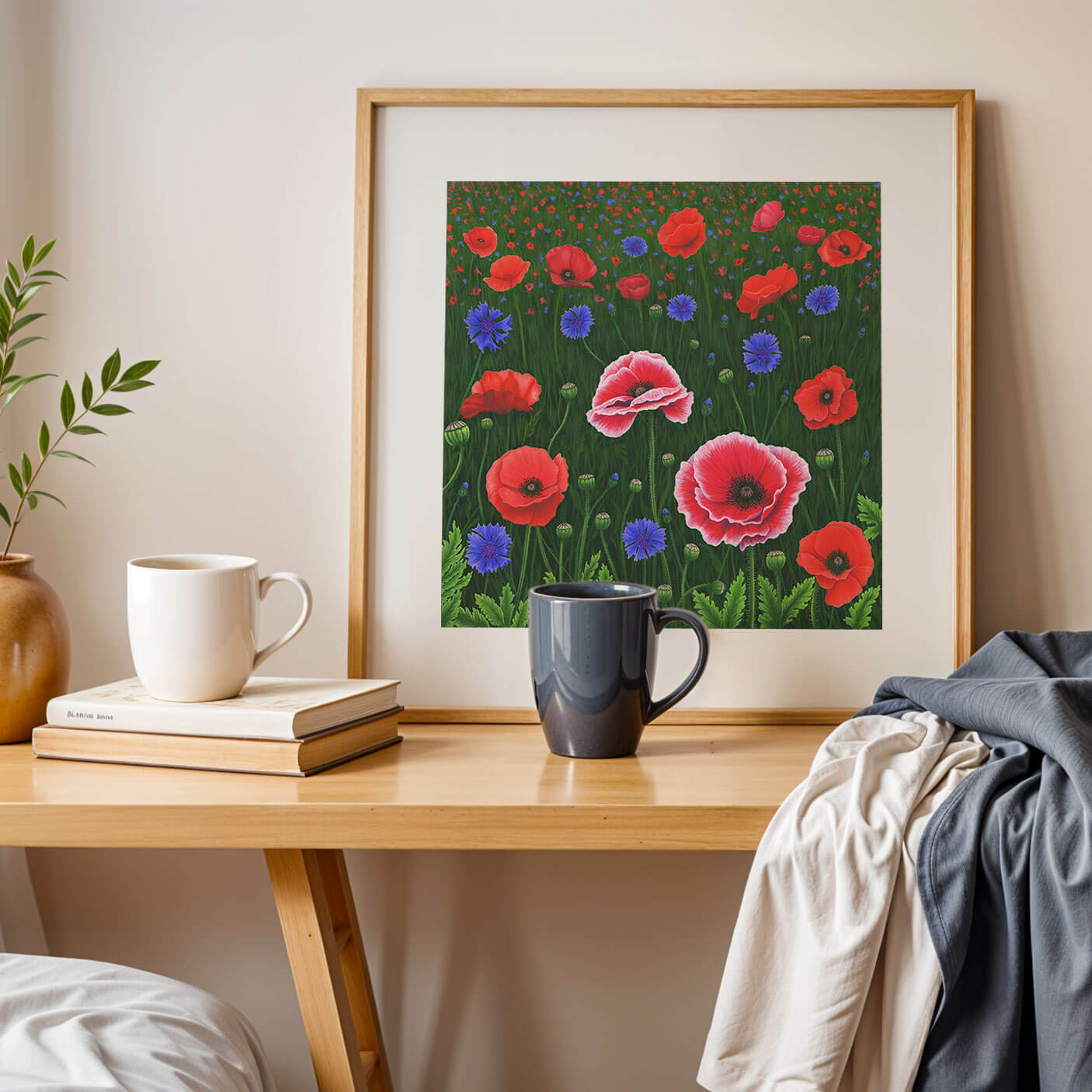 Flowers Of The Field Print