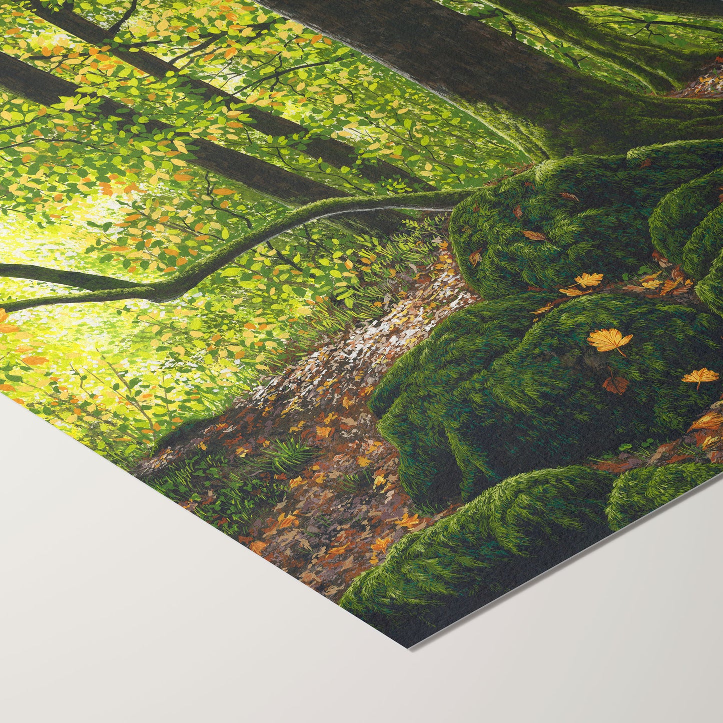 Heart Of The Forest Framed Print