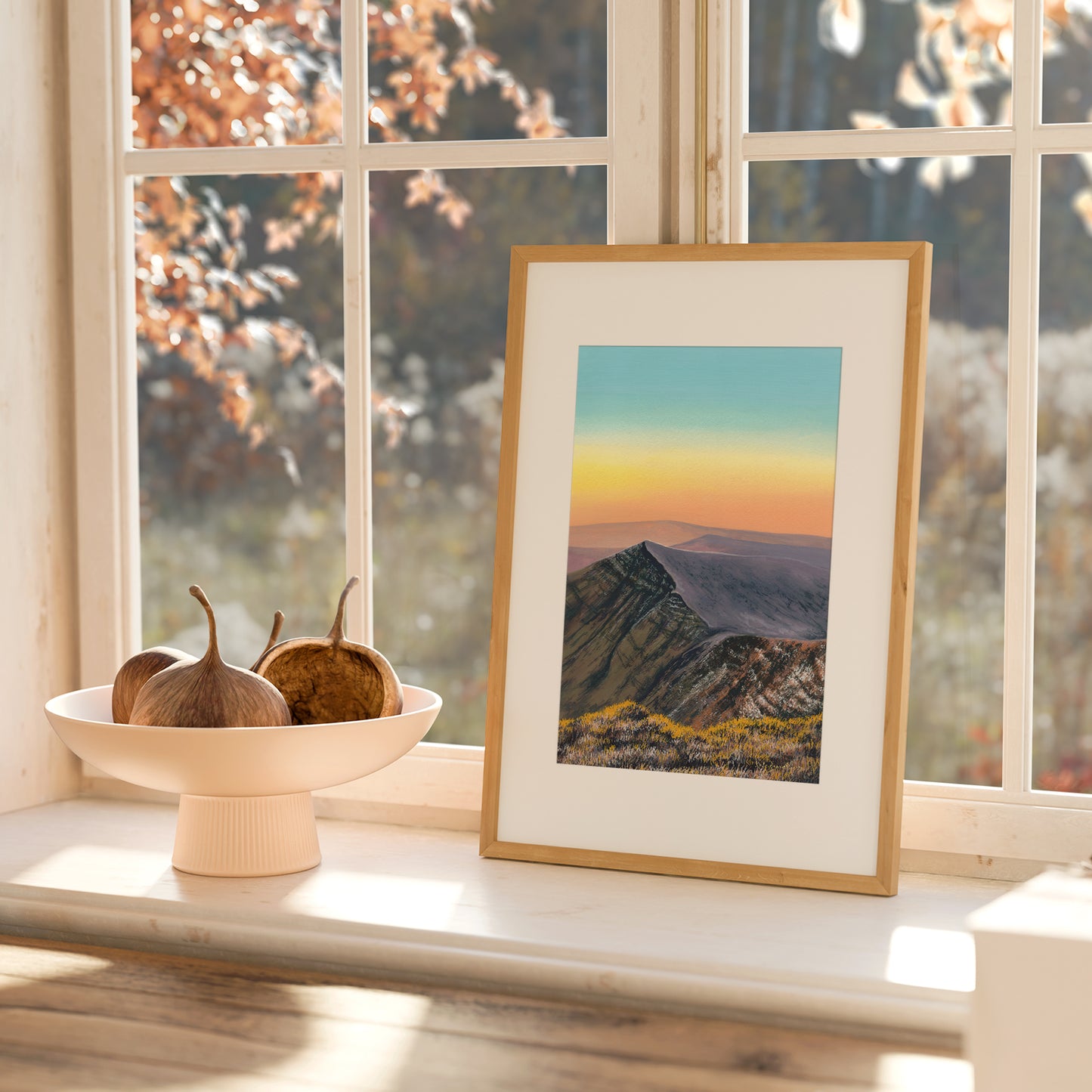 Hues Of Gold A5 Print