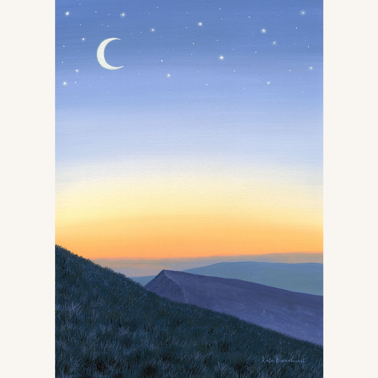 To The Moon And Back Print