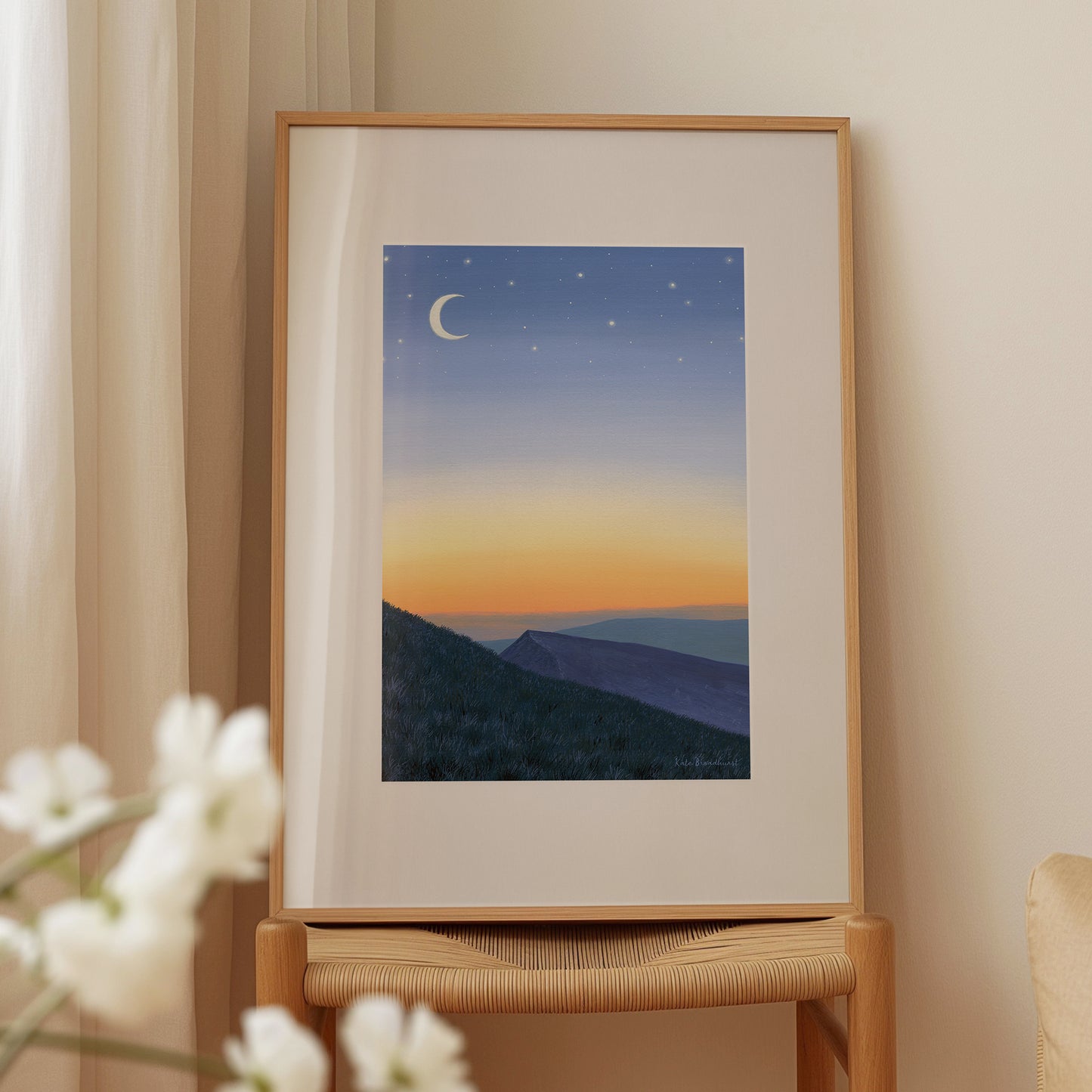 To The Moon And Back Print