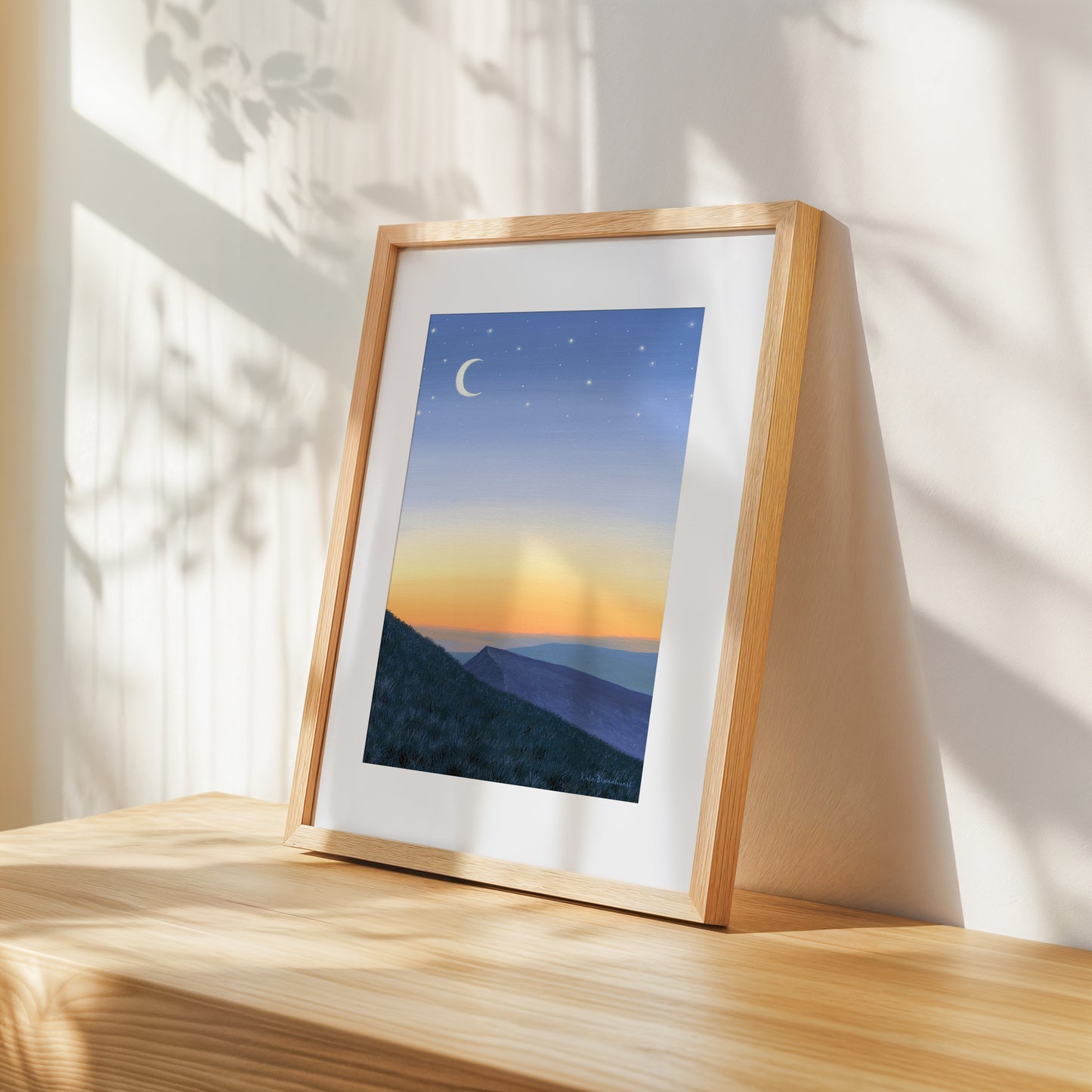 To The Moon And Back Print