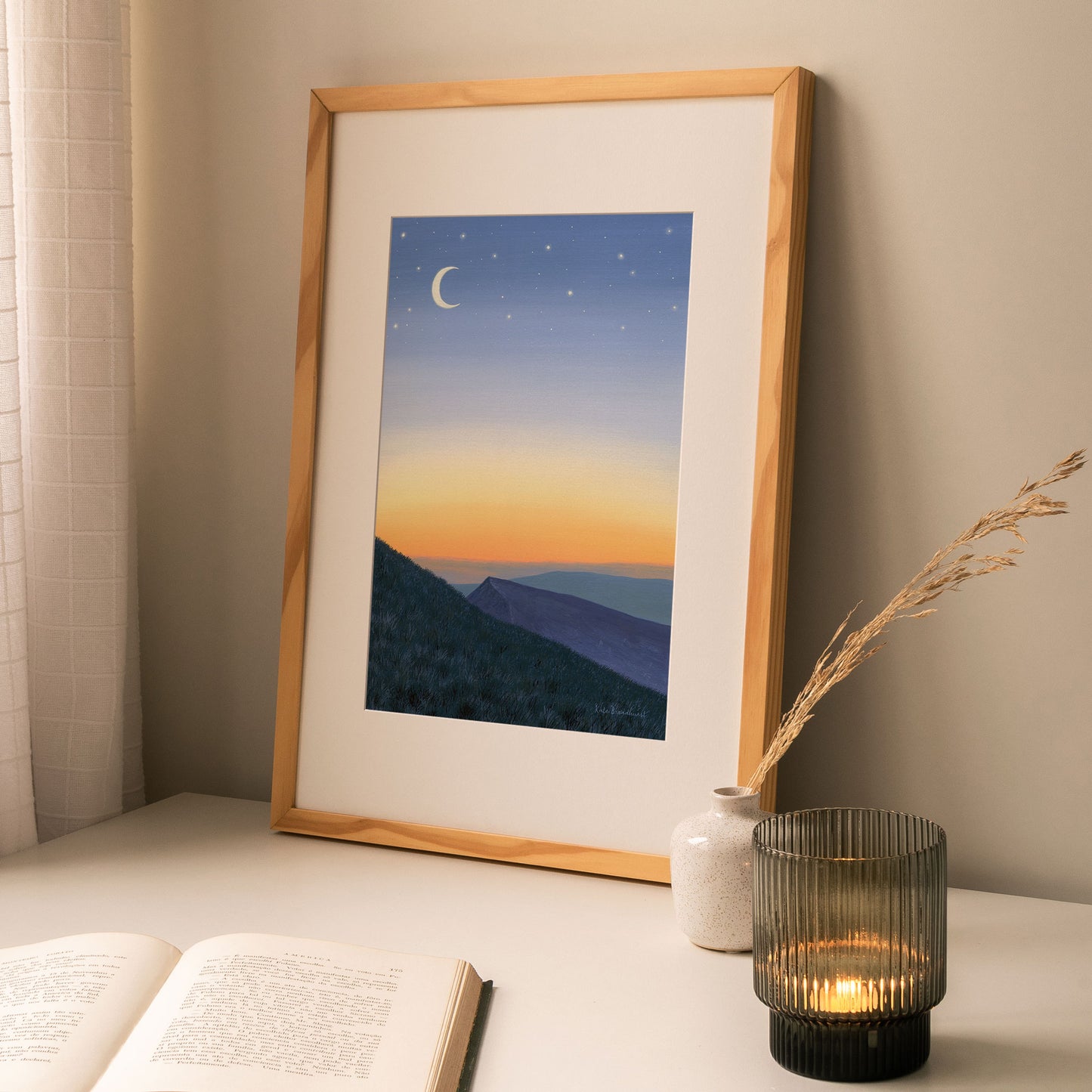 To The Moon And Back Print