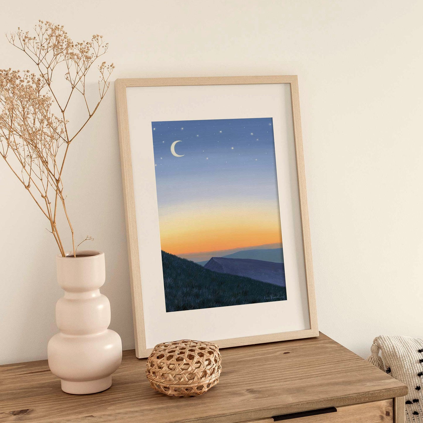 To The Moon And Back Print