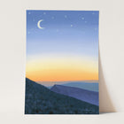 To The Moon And Back Print