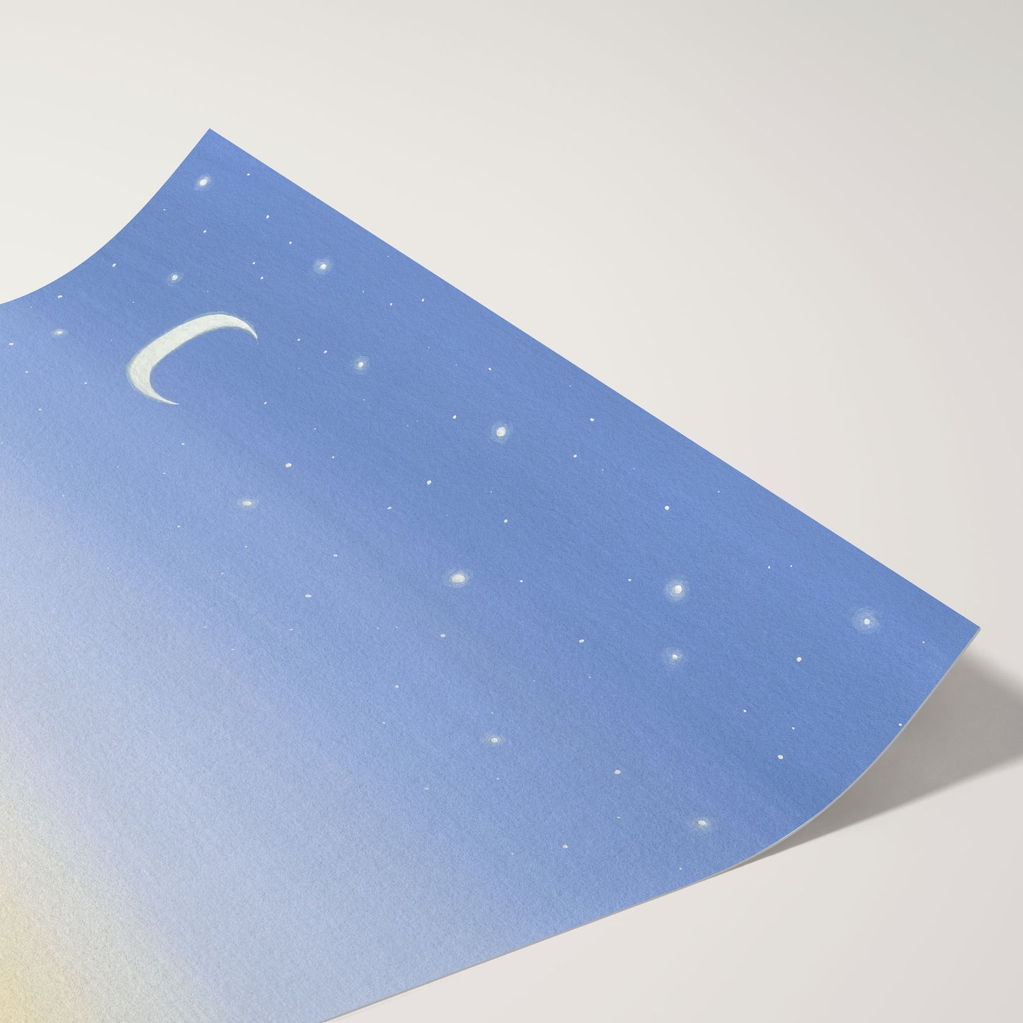 To The Moon And Back Print