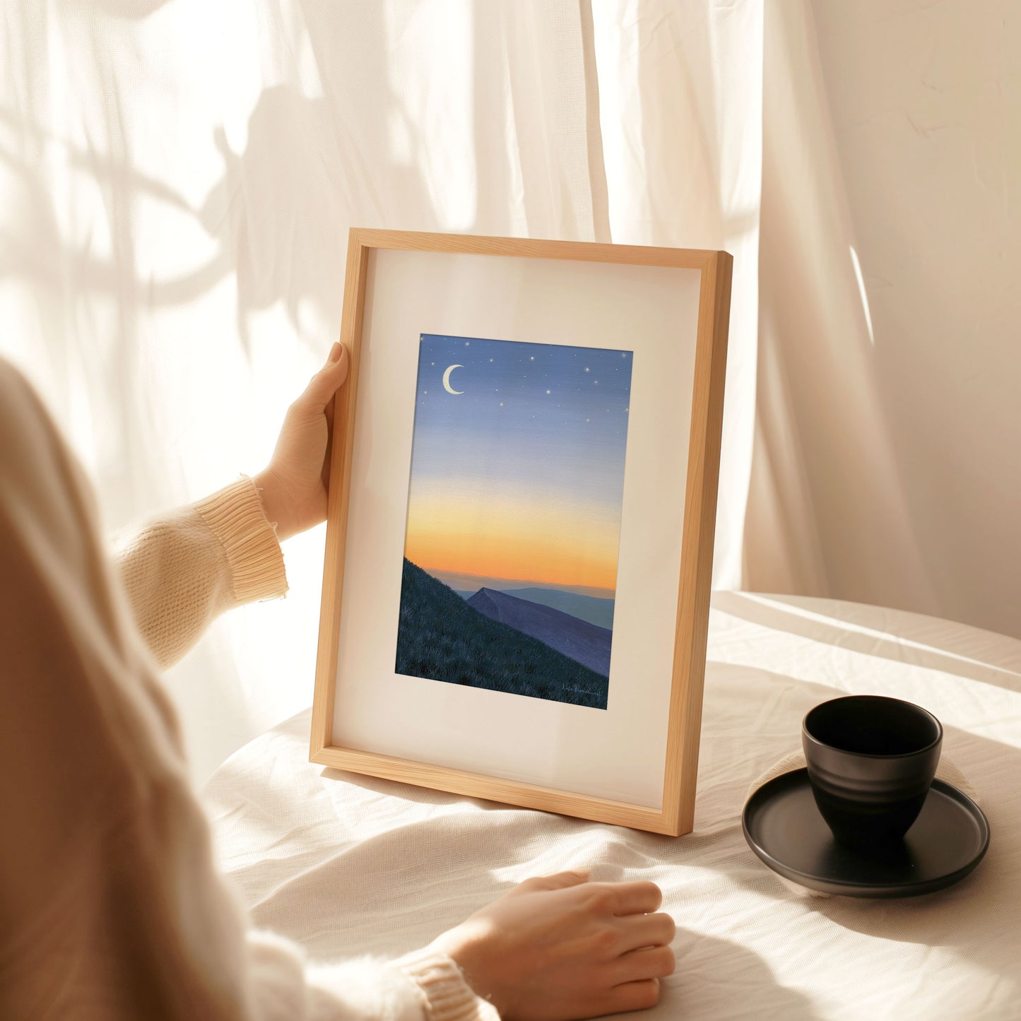 To The Moon And Back Print