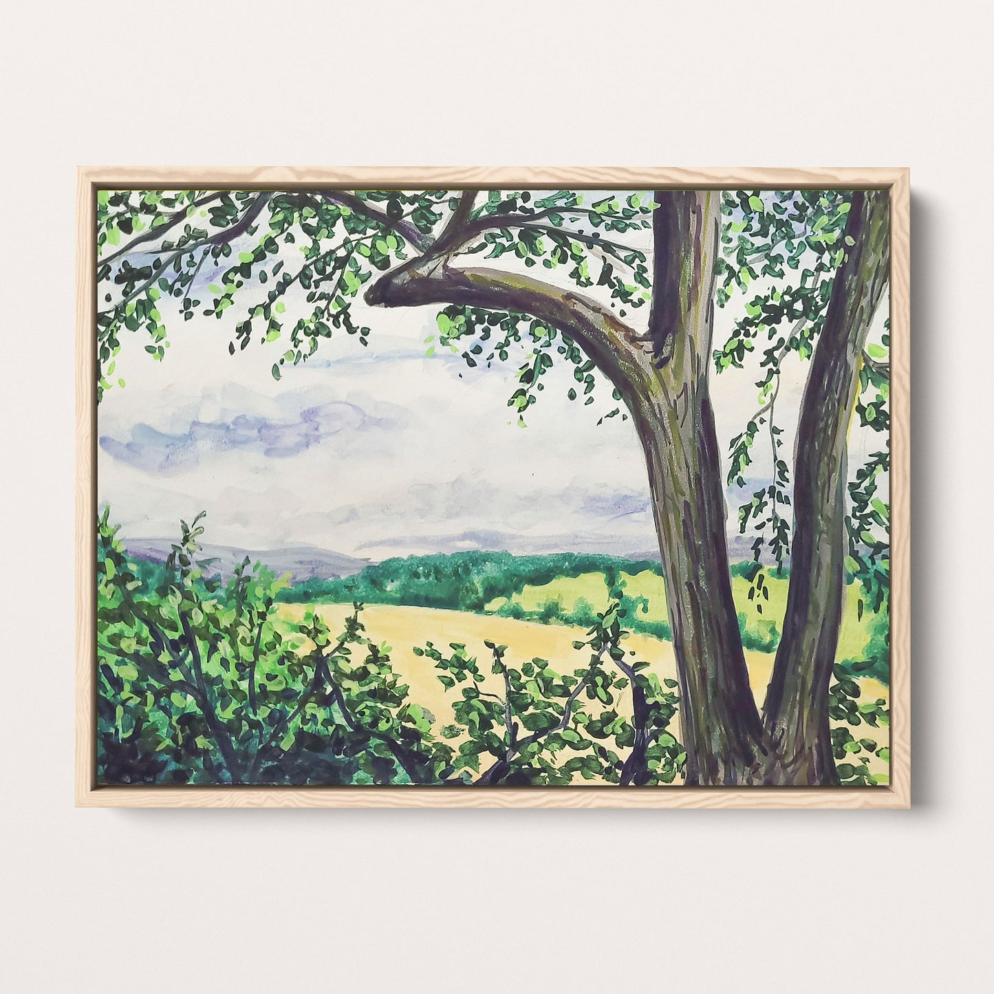 View From The Fort Original Painting