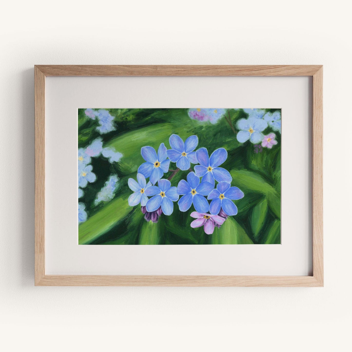 Forget Me Nots Original Painting