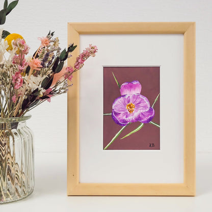 Crocus Original 'Mini' Painting