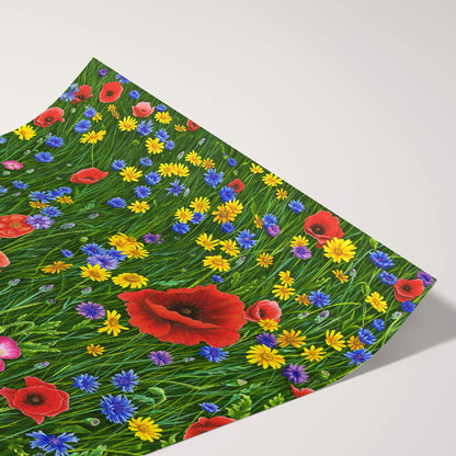 Among Wildflowers Print
