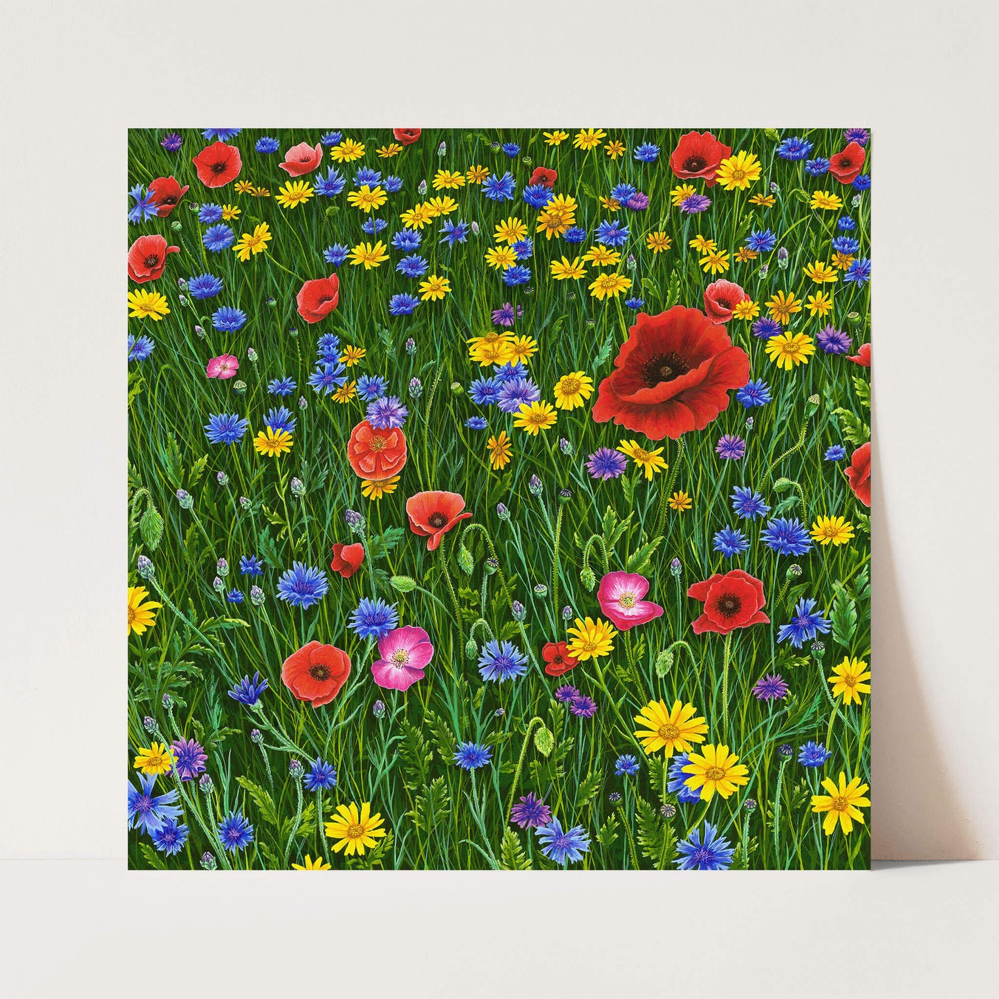 Among Wildflowers Print