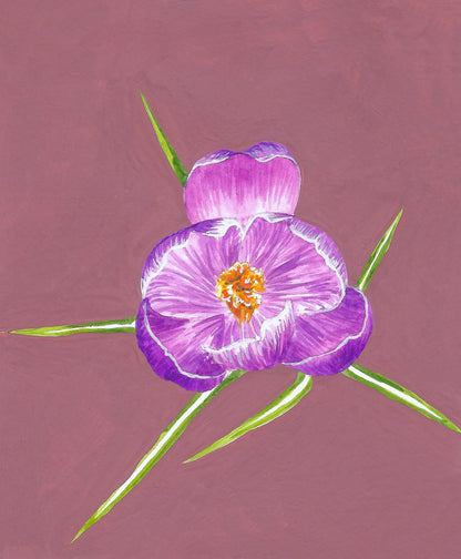 Crocus Original 'Mini' Painting