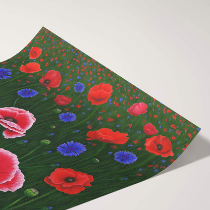 Flowers Of The Field Print