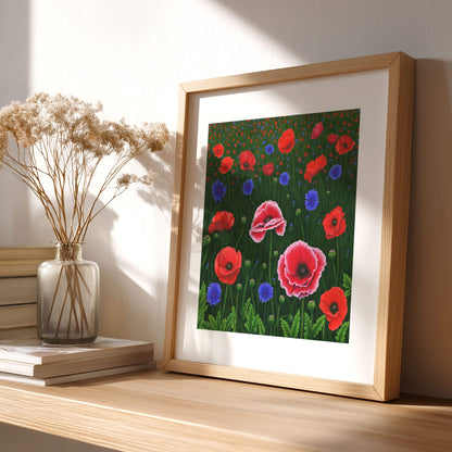 Flowers Of The Field Print