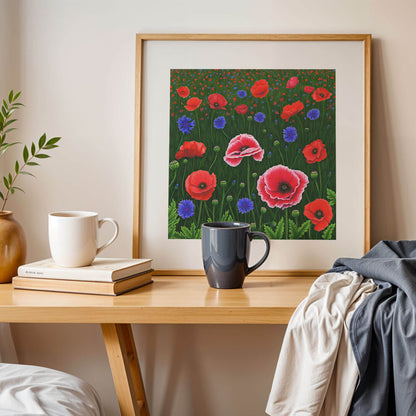 Flowers Of The Field Print