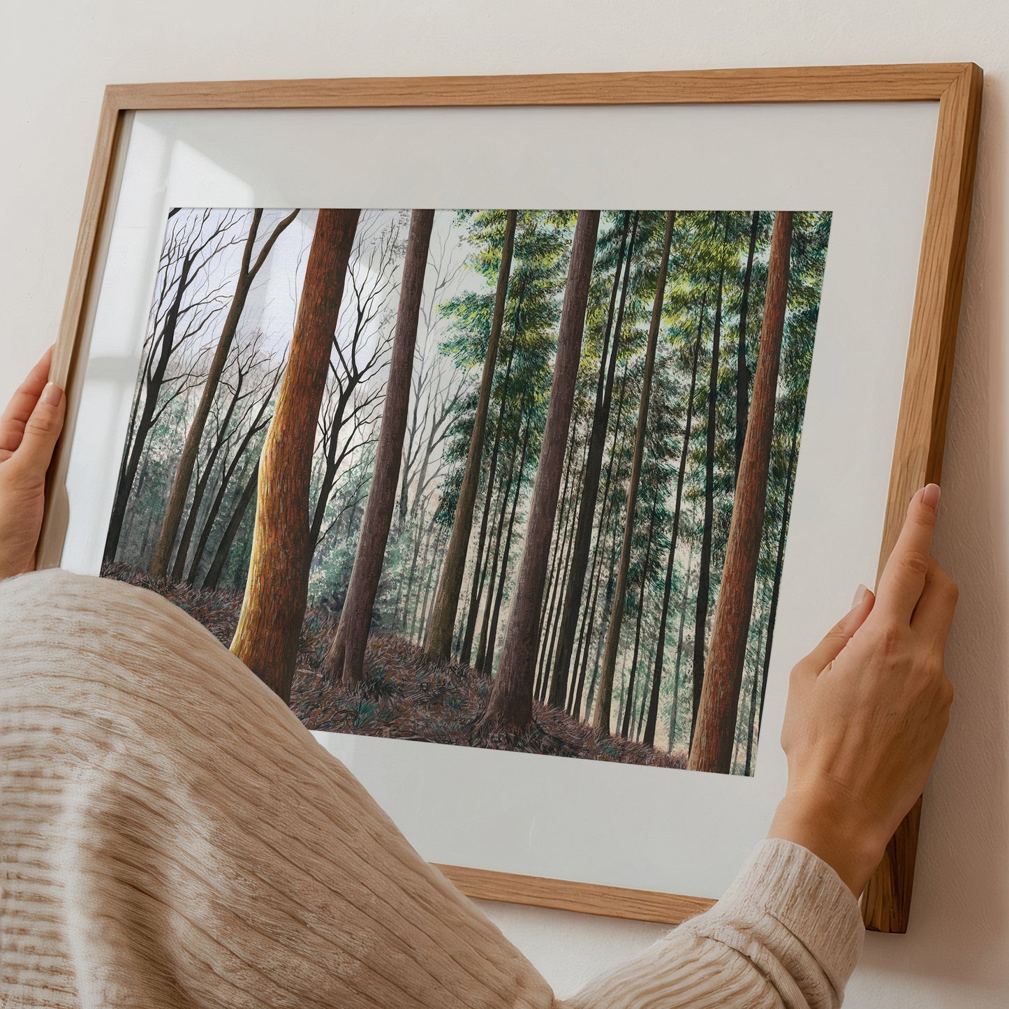 The Whispering Woods Print