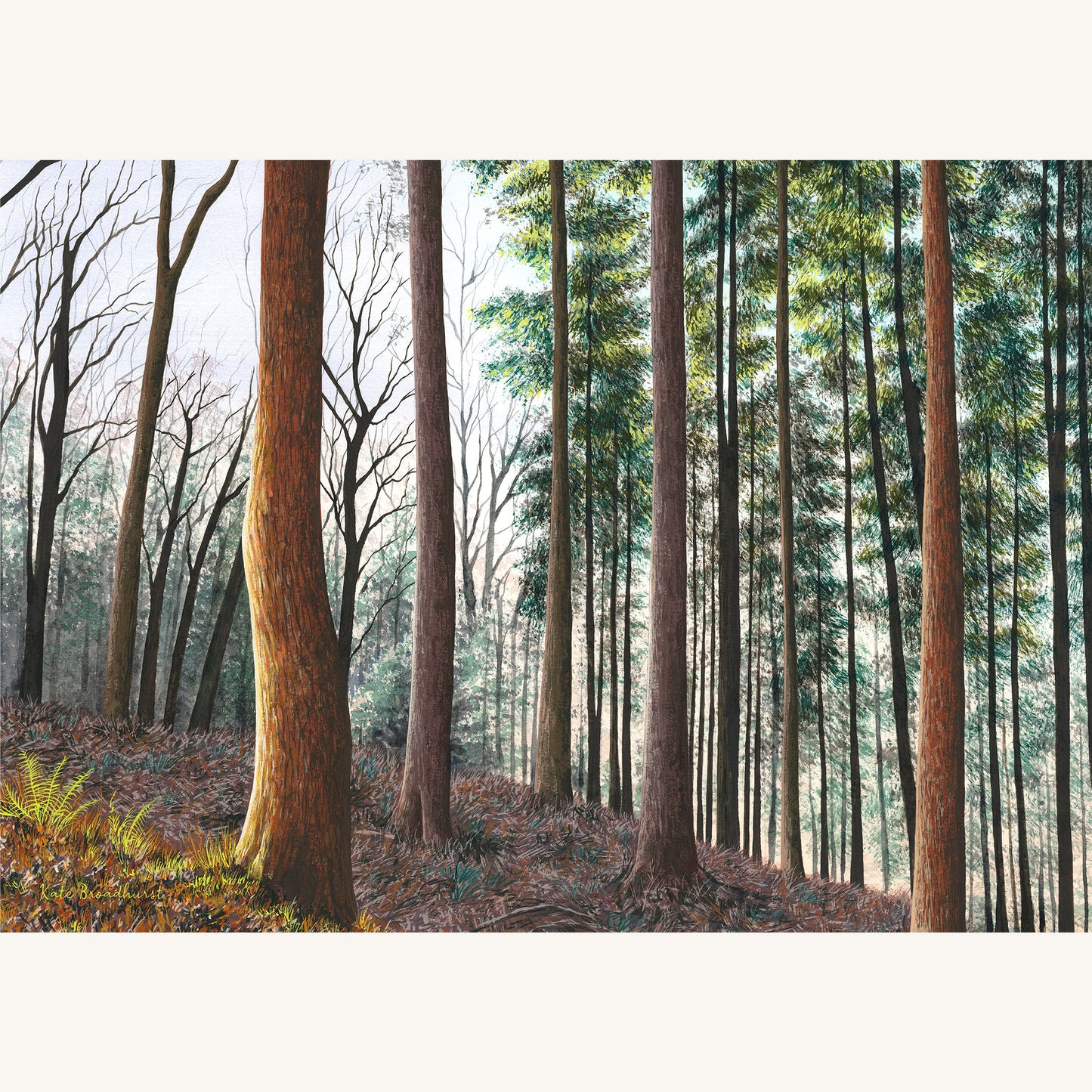 The Whispering Woods Print